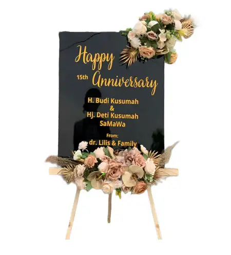 Papan Bunga Akrilik Poh Bergong