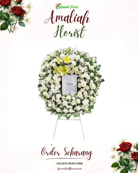 Krans Bunga Duka Poh Bergong